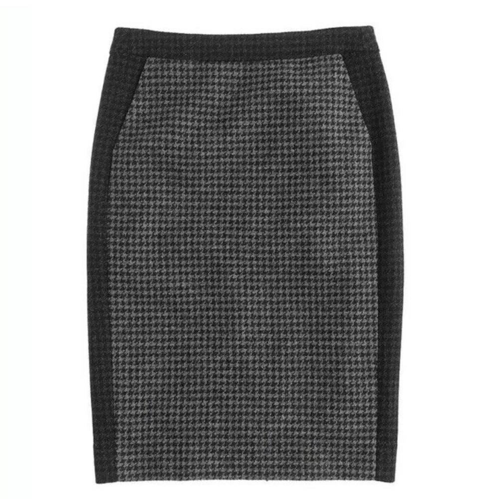 J. Crew No. 2 the pencil skirt houndstooth